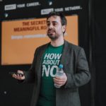 Jock Busuttil giving talk “The Secrets of Meaningful Roadmaps” at Landing Festival 2019 – recap